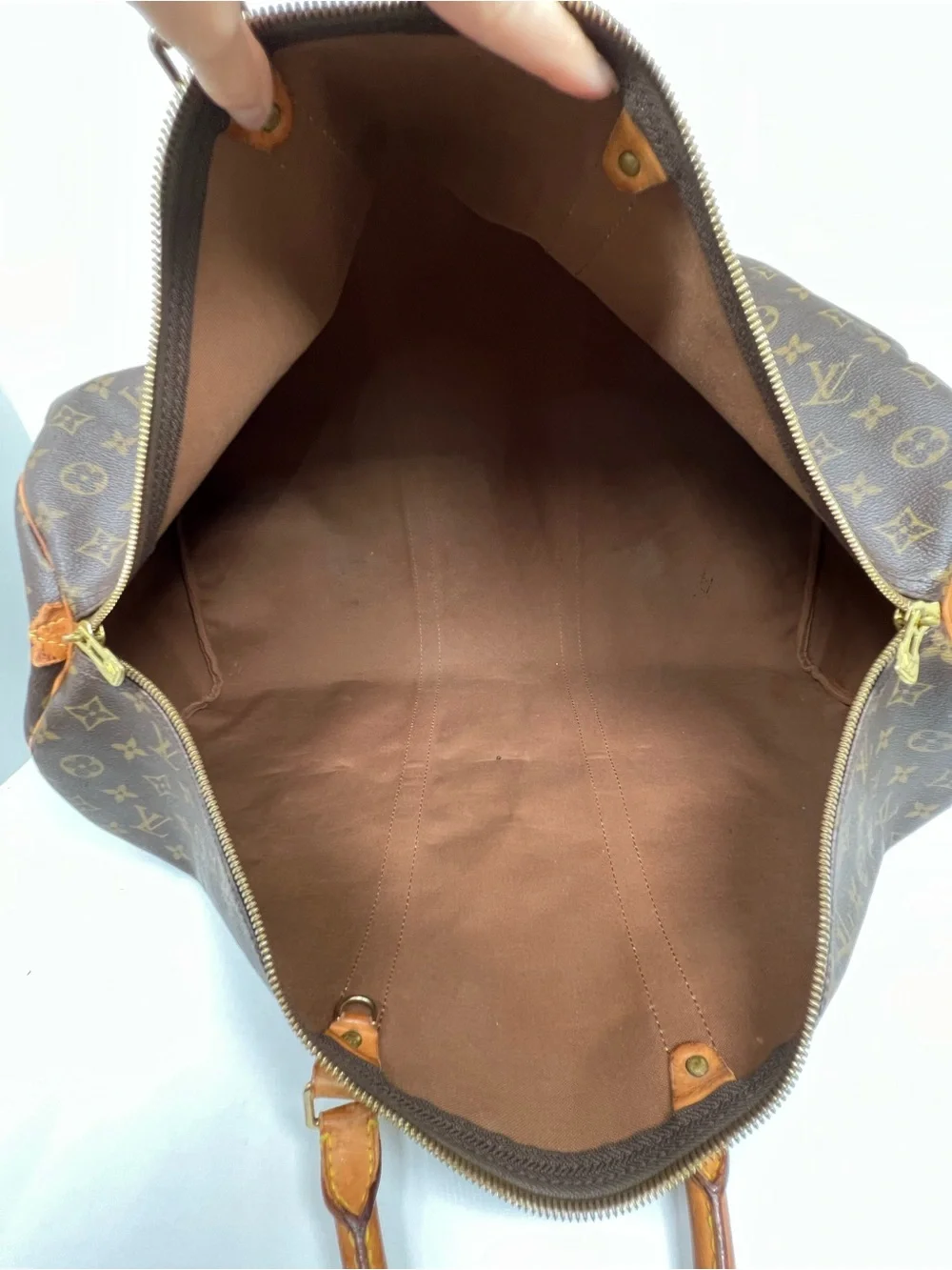 LOUIS VUITTON Monogram Keepall 55 Boston Bag